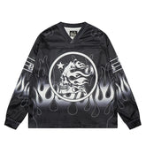 Hellstar Long Sleeve Shirts Hip-hop loose oversize